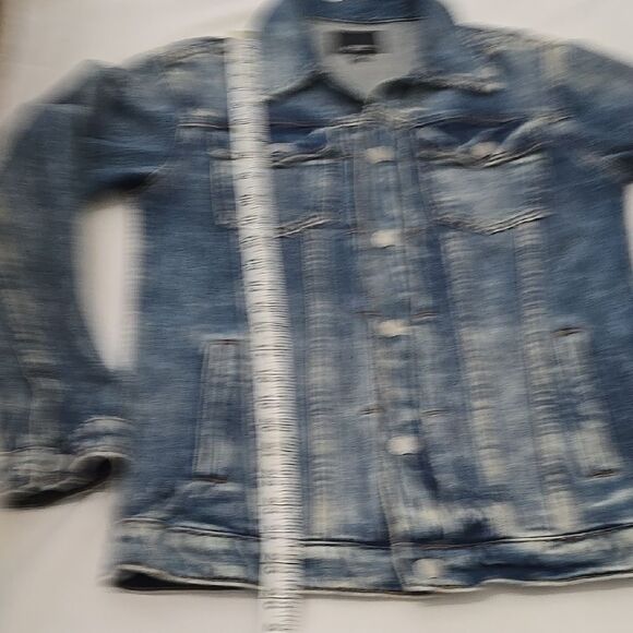 Hudson Jeans Blue Denim Jacket with Classic Design - Picture 7 of 10